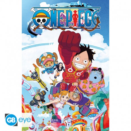 ONE PIECE - Poster Maxi 91,5x61 - Egg Head Couverture