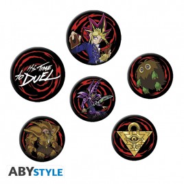 YU-GI-OH! - Pack de Badges - Yugi et les monstres X4
