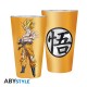 DRAGON BALL - Large Glass - 400ml - Goku Super Saiyan - box x2