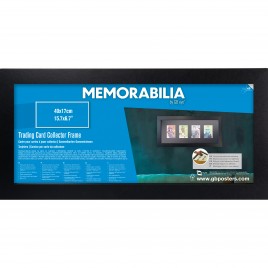 GBEYE - Trading Card Collector Frame 4 position Black (40x17cm) x 2