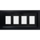 GBEYE - Trading Card Collector Frame 4 position Black (40x17cm) x 2