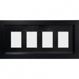 GBEYE - Cadre Collector 4 Cartes à Collectionner Noir (40x17cm) X2