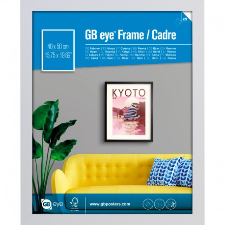 GBEYE - MDF White Frame - Mini - 40 x 50cm - X2