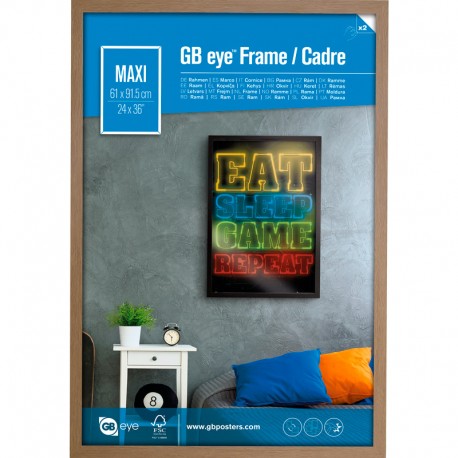 GBEYE - MDF Oak Frame - Maxi - 61 x 91.5cm - X2