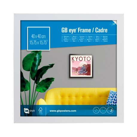 GBEYE - MDF White Frame - 40 x 40cm - X2