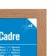 GBEYE - Cadre MDF Chêne - 30 x 40 cm - PDC - X2