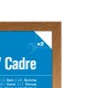 GBEYE - Cadre MDF Chêne - A2 - 42 x 59,4 cm - X2