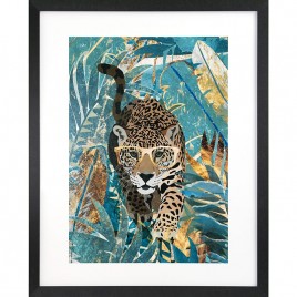 GBEYE - Framed print "Curious Jaguar in the rainforest" (40x50cm) x2