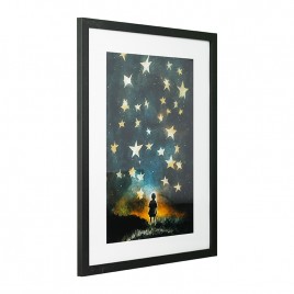GBEYE - Framed print "Child and stars by Treechild" (40x50cm) x2