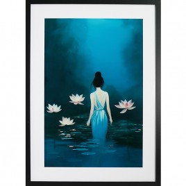 GBEYE - Framed print "In the pond by Treechild" (50x70cm) x2