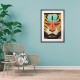 GBEYE - Framed print "Strong tiger by Treechild" (50x70cm) x2