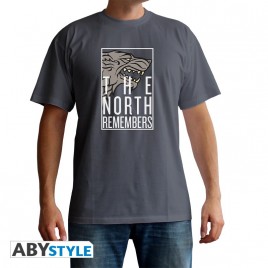 GAME OF THRONES - Tshirt "The North Remembers" man SS grey - basic
