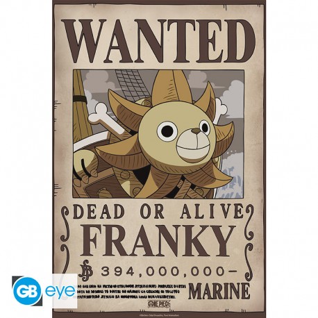 ONE PIECE - Poster Chibi 52x38 - Wanted Franky Wano