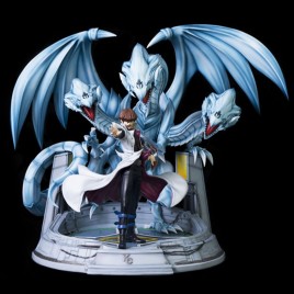 YU GI OH - Collector Statue : Kaïba and the Blue-Eyes Ultimate Dragon