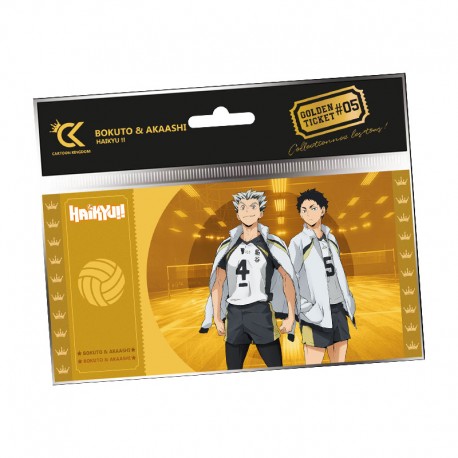 HAIKYU!! - Golden TIcket - Bokuto & Akaashi