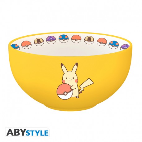 POKEMON - Bowl - 600 ml - "Pikachu Electric Type"- Cardboard