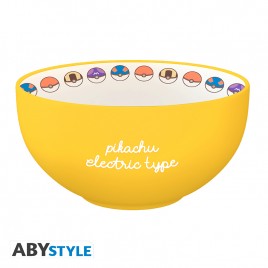 POKEMON - Bowl - 600 ml - "Pikachu Electric Type"- Cardboard