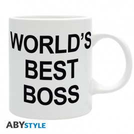 THE OFFICE - Mug - 320 ml - World's Best Boss - subli - boîte x2