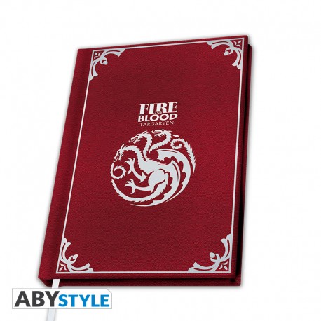 GAME OF THRONES - Premium A5 Notebook "Targaryen" X4