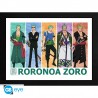 ONE PIECE - Framed print "Pirate Hunter Zoro" (30x40) x2