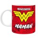Wonder Woman - Mug - 320ml - L'AUTHENTIQUE "W" MAMAN x2*