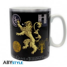 GAME OF THRONES - Mug - 460 ml - Sigles & Trône - porcl. with boxx2