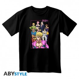 JOJO'S BIZARRE ADVENTURE - T-shirt noir unisexe - Groupe