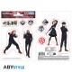 JUJUTSU KAISEN - Stickers - 16x11cm/2 planches -Tokyo Jujutsu High X5