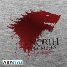 GAME OF THRONES - Tshirt "The North..." homme MC sport grey - basic