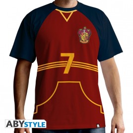 HARRY POTTER - Tshirt "Quidditch jersey" man SS red - premium