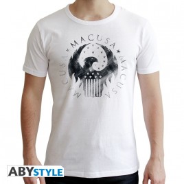 FANTASTIC BEASTS - Tshirt "MACUSA" homme MC white - new fit*