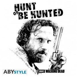 THE WALKING DEAD - Tshirt "Hunt Or Be Hunted" homme MC white - basic*