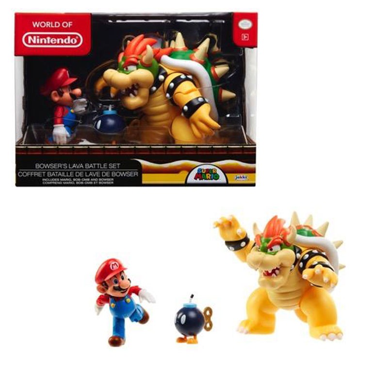 Super Mario Bowser Toy Action Figur 10 cm 