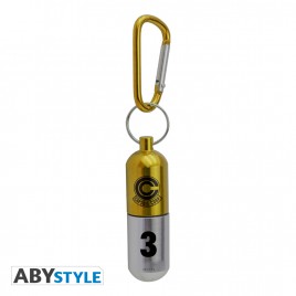 DRAGON BALL - Keychain 3D "DBZ/Yellow Capsule" X4 *