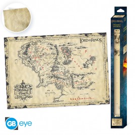 LORD OF THE RINGS - Parchment poster - Middle Earth