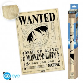 ONE PIECE - Poster parchemin - Wanted Luffy