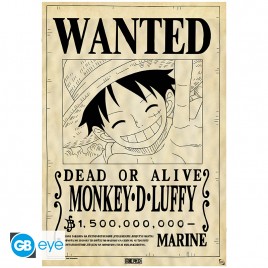 ONE PIECE - Parchment poster - Wanted Luffy
