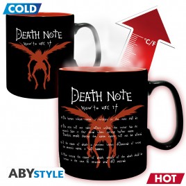 DEATH NOTE - Mug Heat Change - 460ml - L & Light - cardboardx2