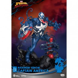 MARVEL - D-Stage Maximum Venom - Captain America - 16 cm