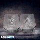 HARRY POTTER - 2 Glass Set Ravenclaw & Hufflepuff EUROPE x2