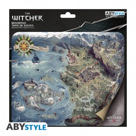 THE WITCHER - Flexible mousepad - World map