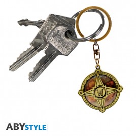 WORLD OF WARCRAFT - Moving Keychain "Azeroth's Compas" X4