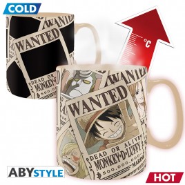 ONE PIECE - Mug Heat Change - 460 ml - Wanted SEE ABYMUGA444*