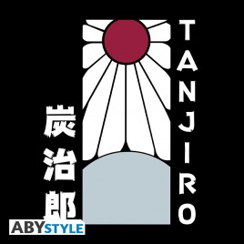 DEMON SLAYER - Sweat - "Tanjiro" homme sans zip black