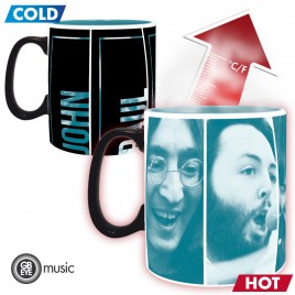 THE BEATLES - Mug Heat Change - 460 ml - Let it Be - boîte carton x2