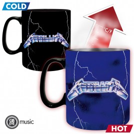 METALLICA - Mug Heat Change-460 ml-Ride the Lightning-boîte carton x2