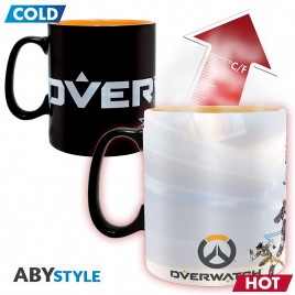 OVERWATCH - Mug Heat Change - 460 ml - Héros - boîte x2