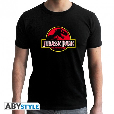 JURASSIC PARK - Tshirt "Logo" homme MC black- new fit