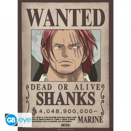 ONE PIECE - Set 2 Posters Chibi 52x38 - Wanted Shanks & Blackbeard