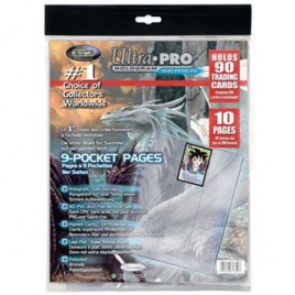 FEUILLES CLASSEUR - Ultra Pro Sachet 10-Feuilles 9-Pocket (10ct) x1